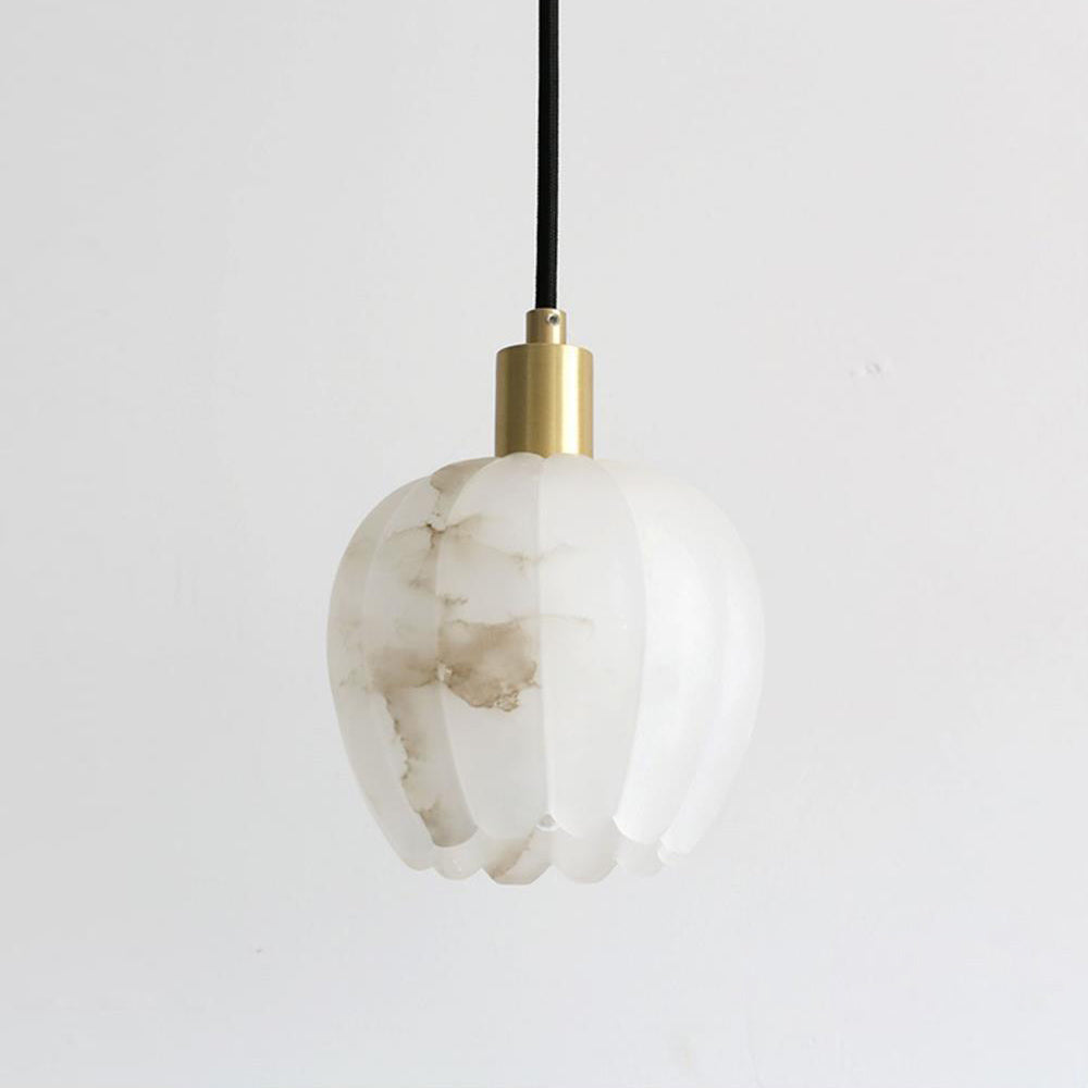 Garnelenora Alabaster Pendant Light-Moonnatur