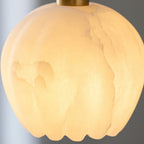 Garnelenora Alabaster Pendant Light-Moonnatur