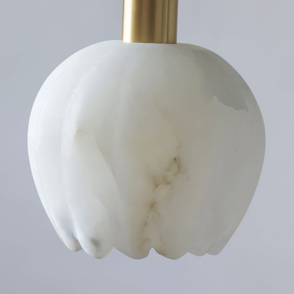 Garnelenora Alabaster Pendant Light-Moonnatur