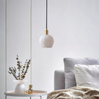 Garnelenora Alabaster Pendant Light-Moonnatur