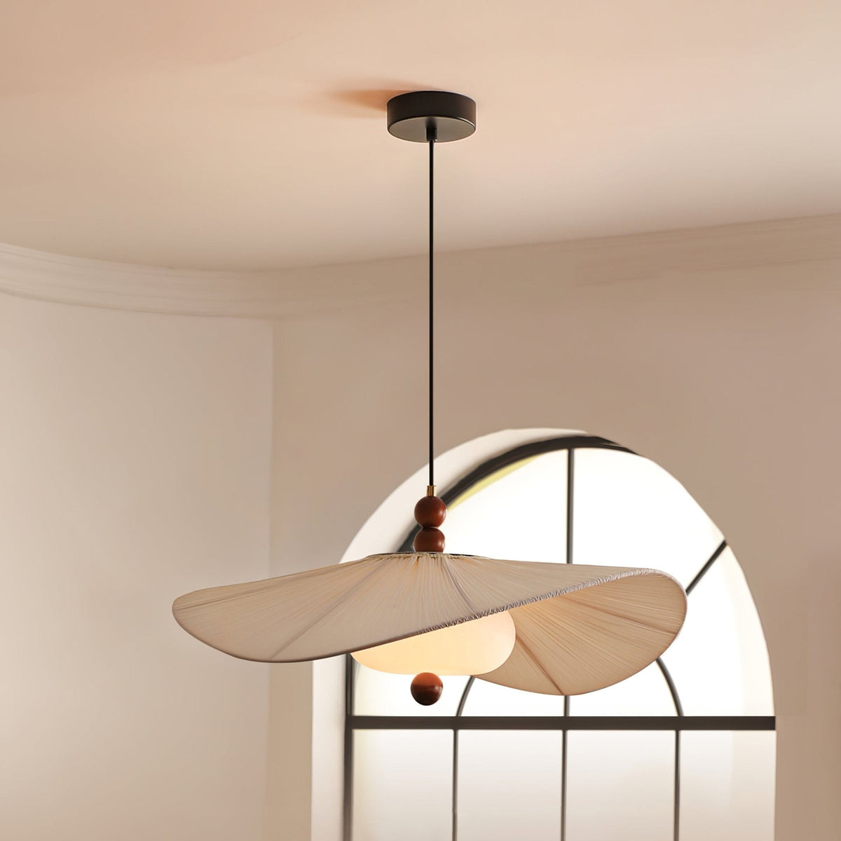 Casterlark Fabric Pendant Light-Moonnatur