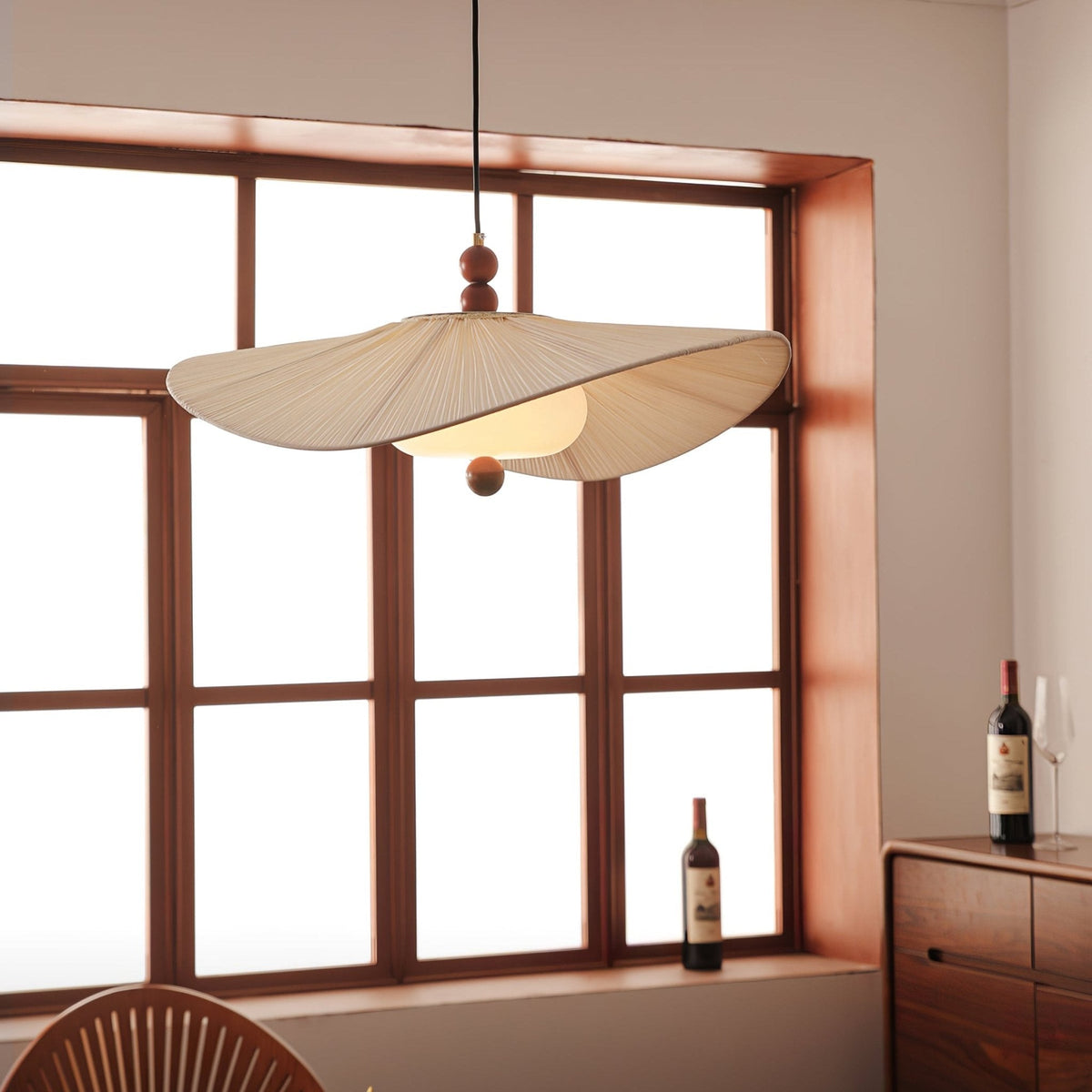 Casterlark Fabric Pendant Light-Moonnatur