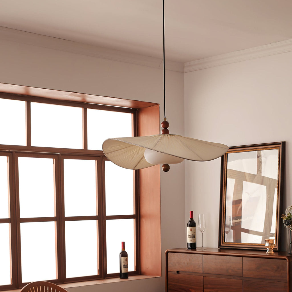 Casterlark Fabric Pendant Light-Moonnatur