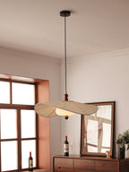Casterlark Fabric Pendant Light-Moonnatur