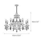 Ambelwynne Crystal Chandelier-Moonnatur