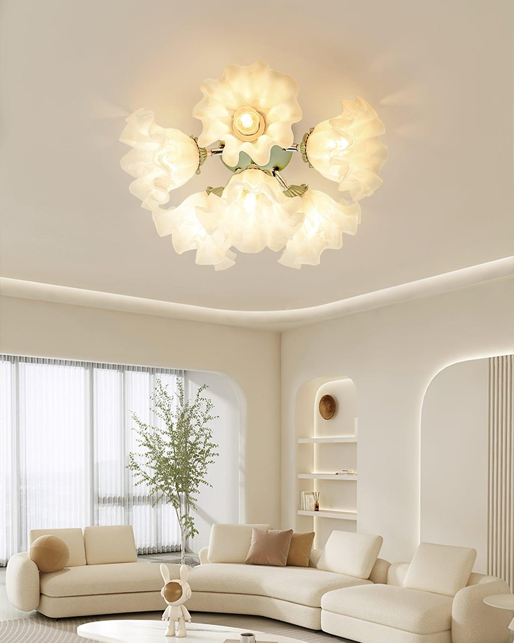 Redrenara Metal Ceiling Light-Moonnatur