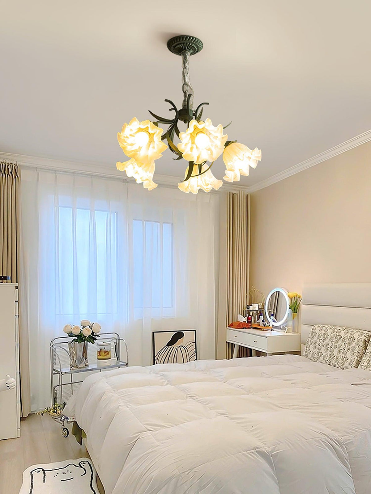 Mavina Metal Chandelier-Moonnatur