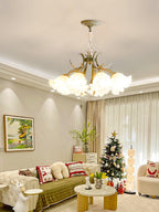 Mavina Metal Chandelier-Moonnatur