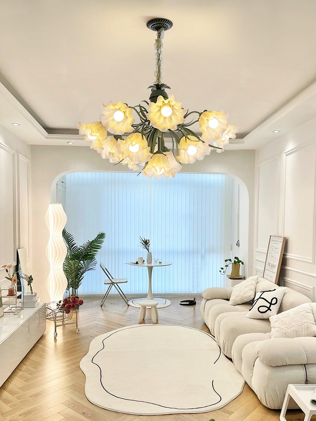 Mavina Metal Chandelier-Moonnatur