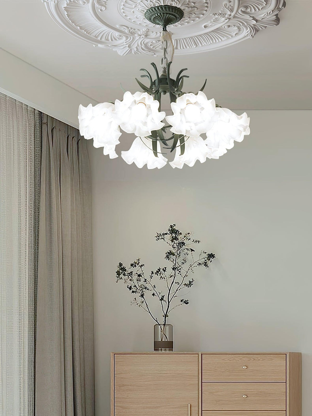 Mavina Metal Chandelier-Moonnatur