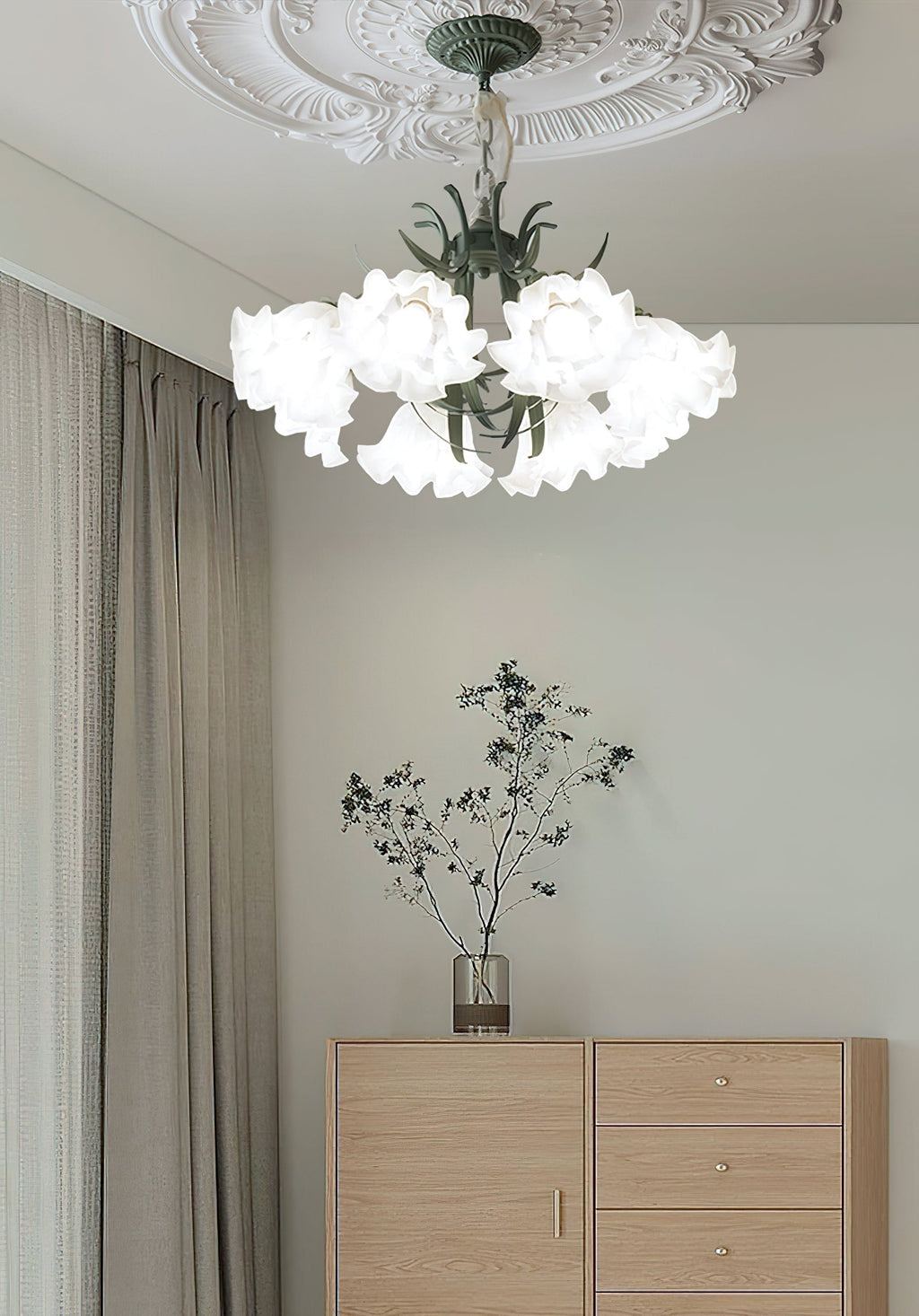 Mavina Metal Chandelier-Moonnatur