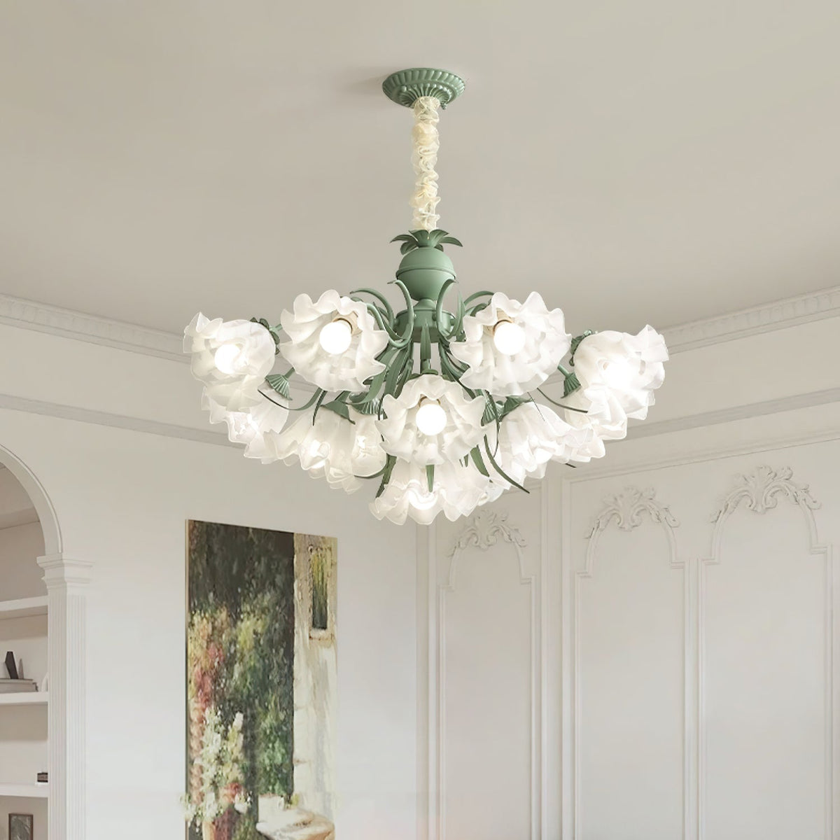 Mavina Metal Chandelier-Moonnatur