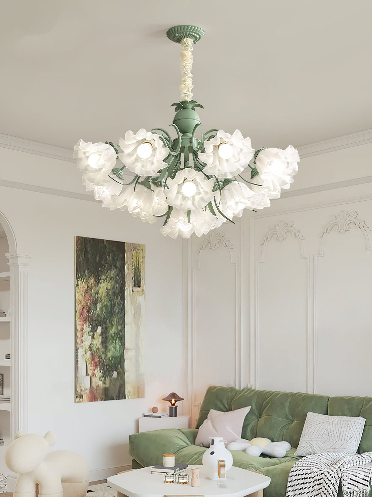 Mavina Metal Chandelier-Moonnatur