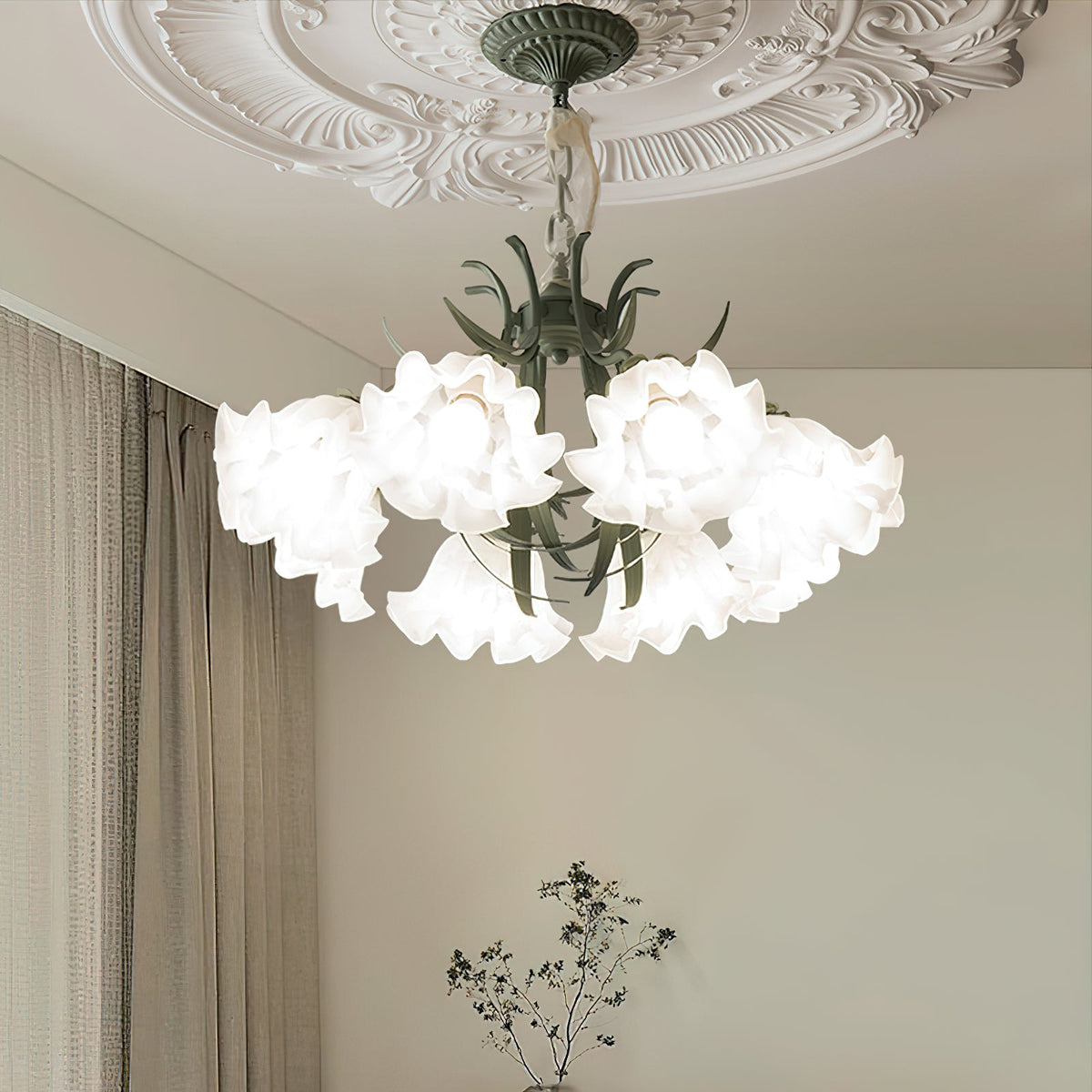 Mavina Metal Chandelier-Moonnatur