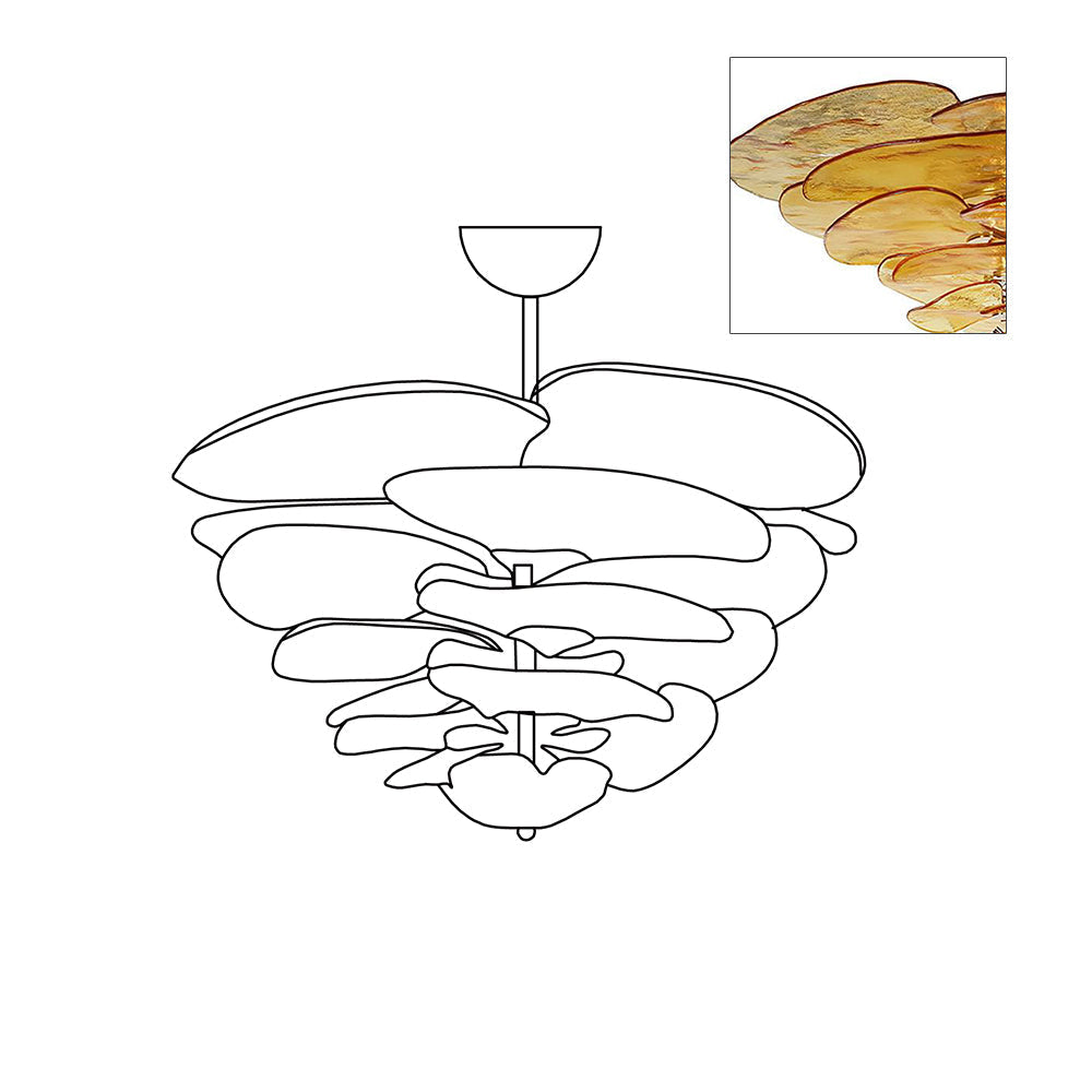 Nardenmere Glass Pendant Light-Moonnatur