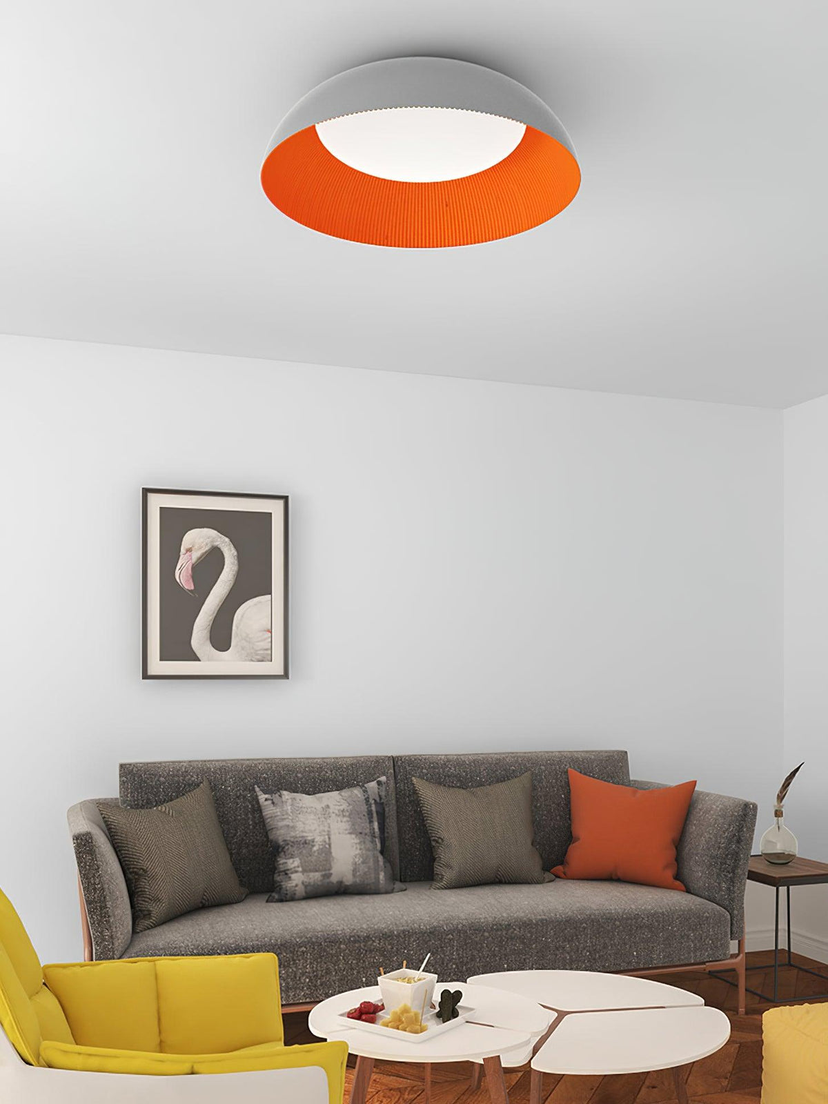 Pervane Aluminium Ceiling Lamp-Moonnatur