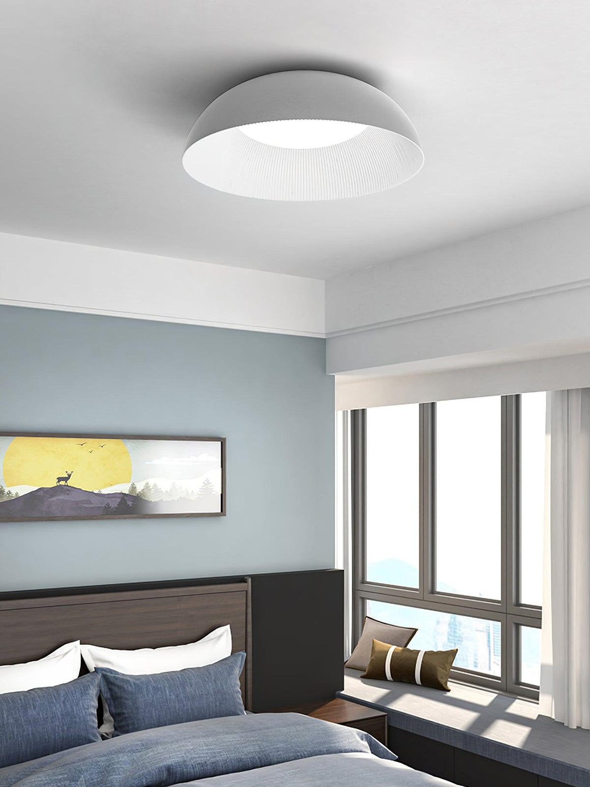 Pervane Aluminium Ceiling Lamp-Moonnatur