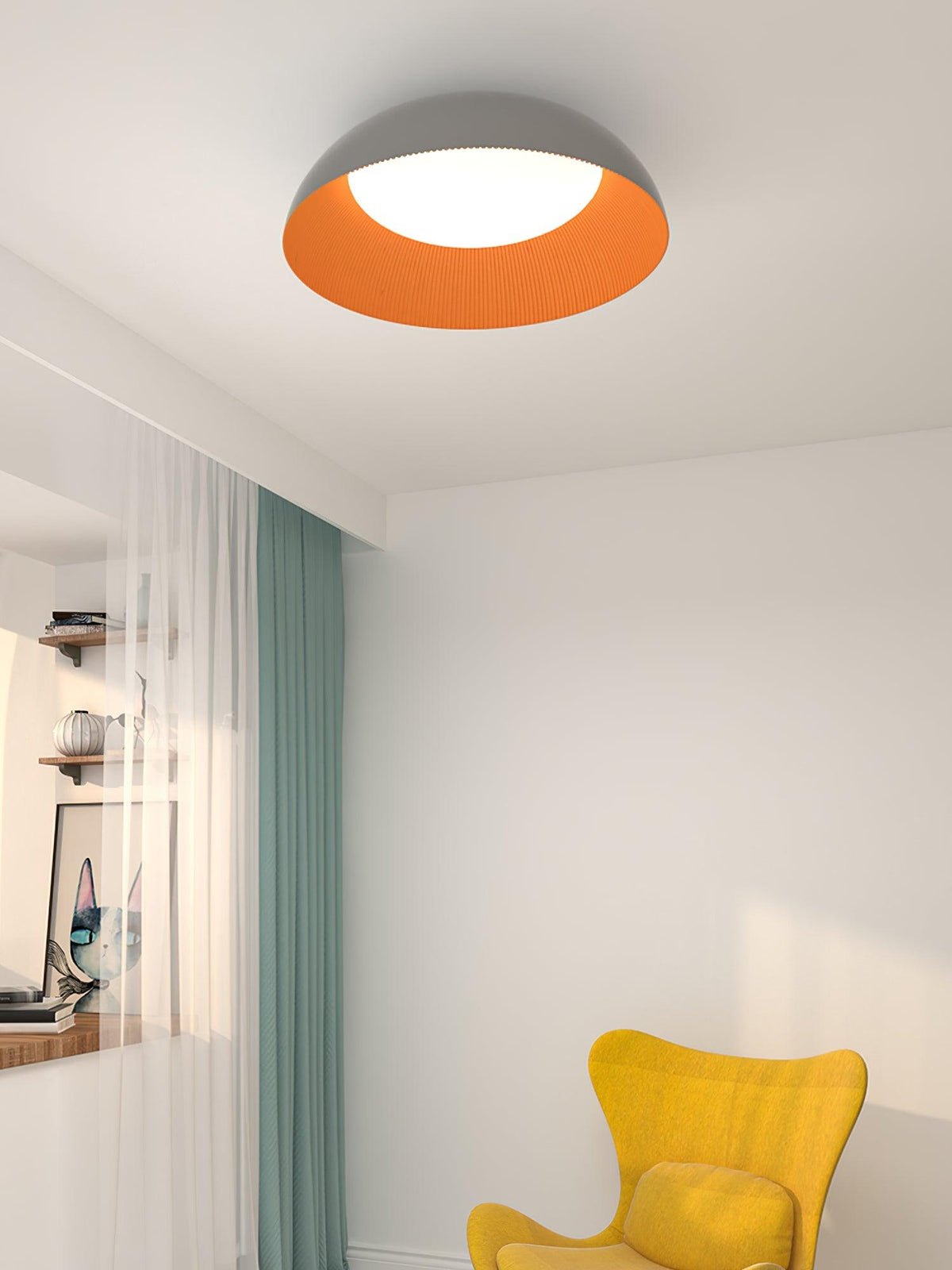 Pervane Aluminium Ceiling Lamp-Moonnatur