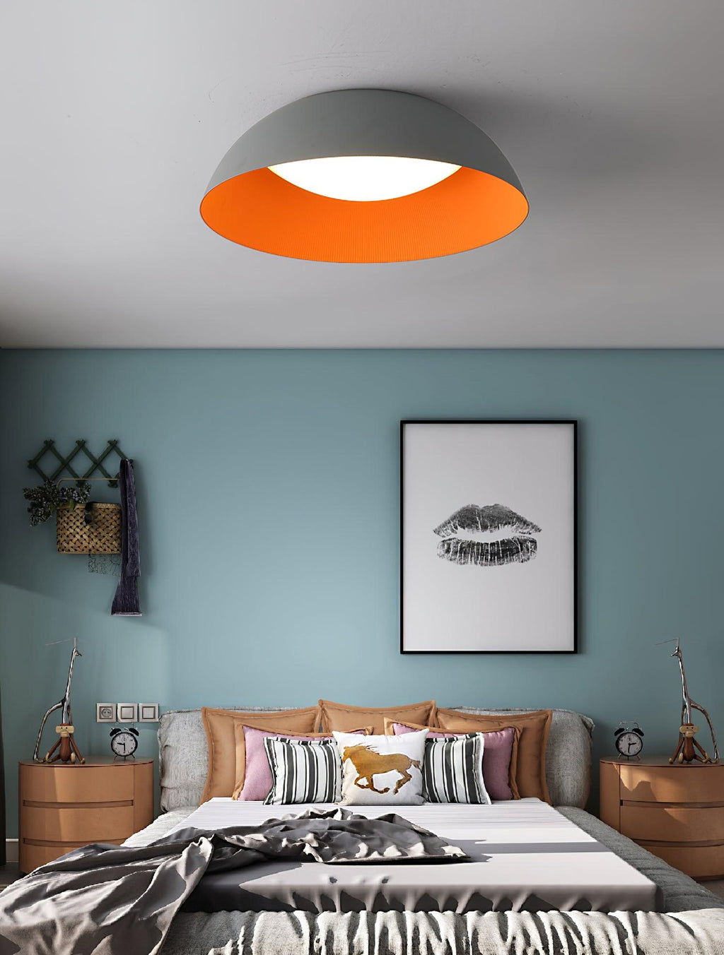 Pervane Aluminium Ceiling Lamp-Moonnatur