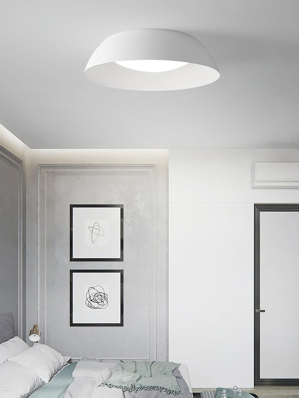Pervane Aluminium Ceiling Lamp-Moonnatur