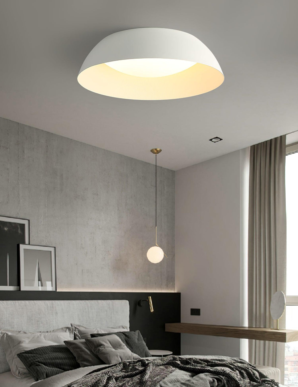 Pervane Aluminium Ceiling Lamp-Moonnatur