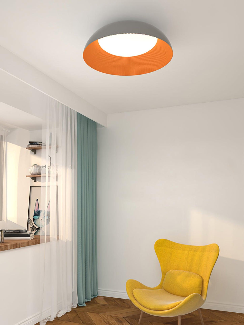 Pervane Aluminium Ceiling Lamp-Moonnatur
