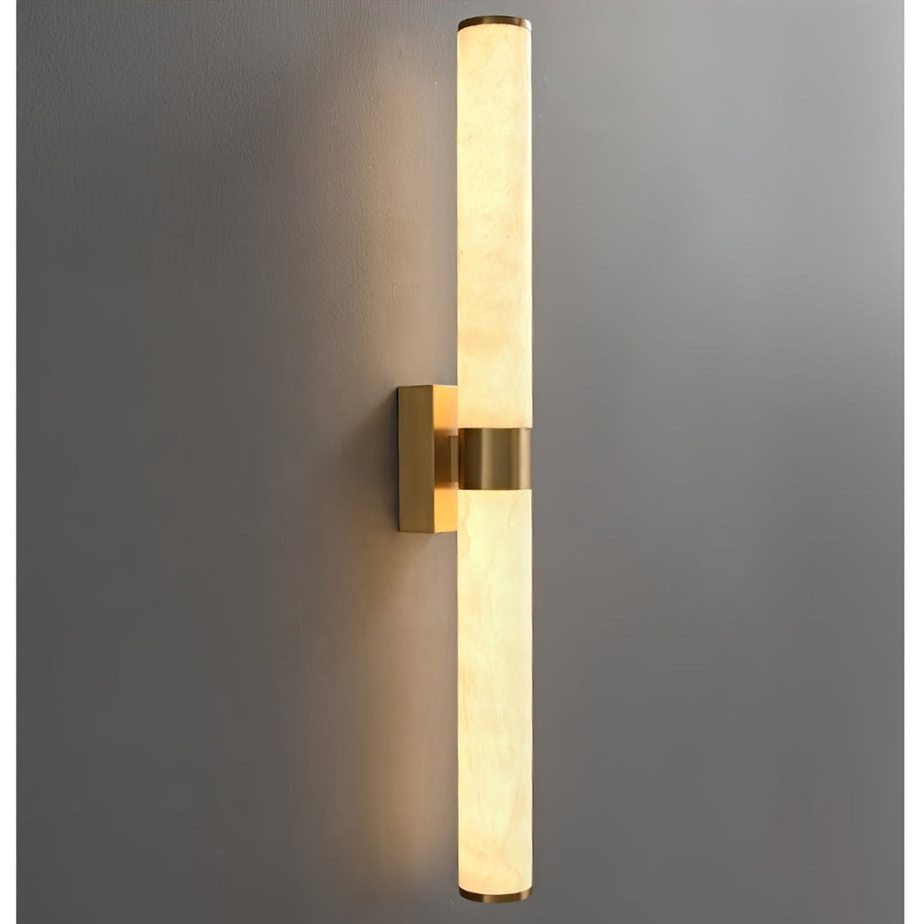 Emrenwyn Alabaster Wall Light-Moonnatur