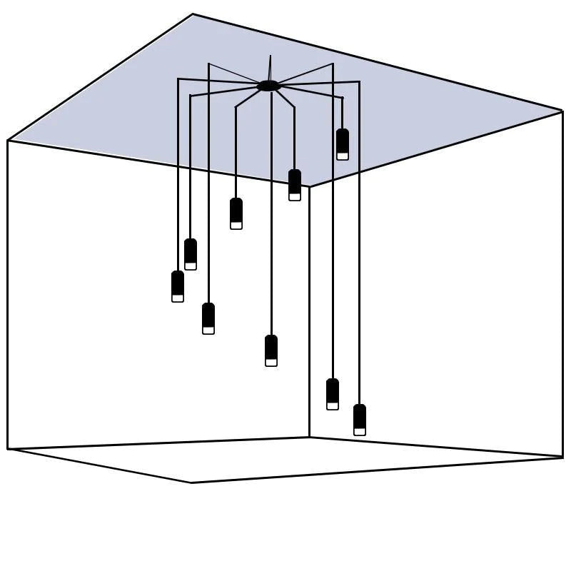 Silvenena Acrylic Pendant Light-Moonnatur