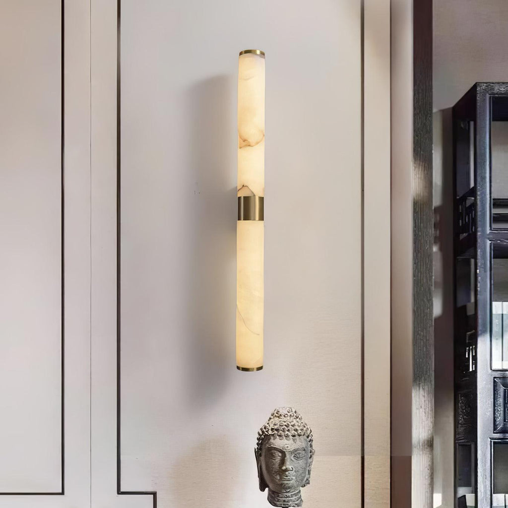 Emrenwyn Alabaster Wall Light-Moonnatur