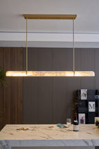 Brenellark Alabaster Pendant Light-Moonnatur