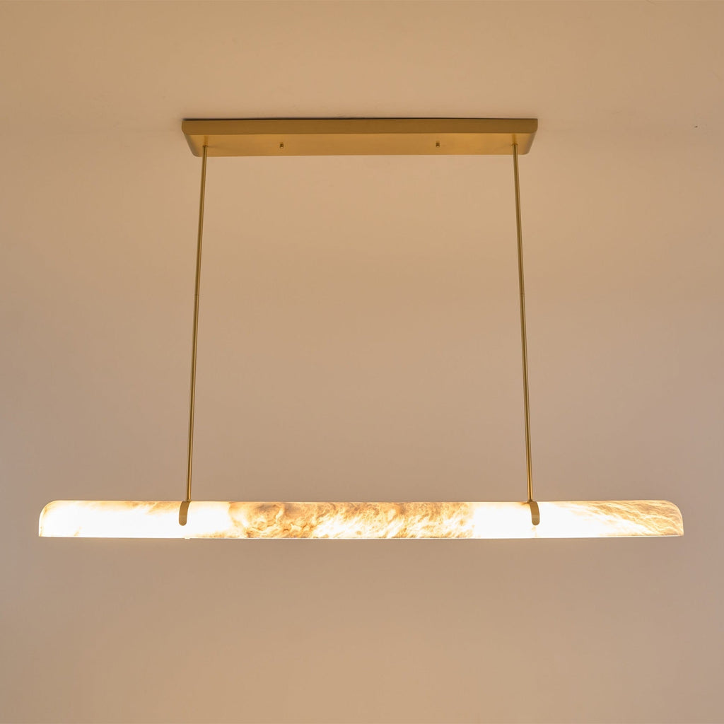 Brenellark Alabaster Pendant Light-Moonnatur