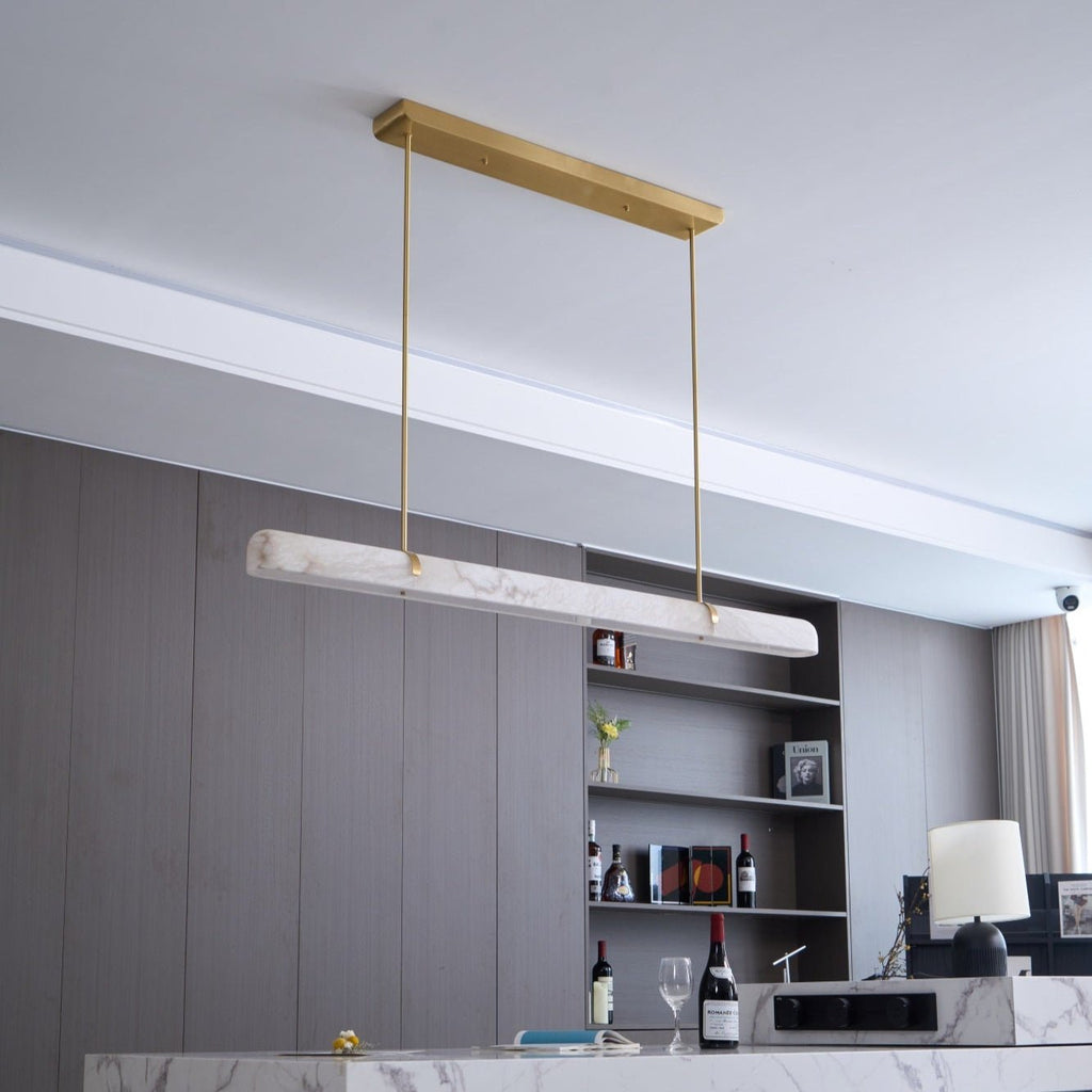 Brenellark Alabaster Pendant Light-Moonnatur