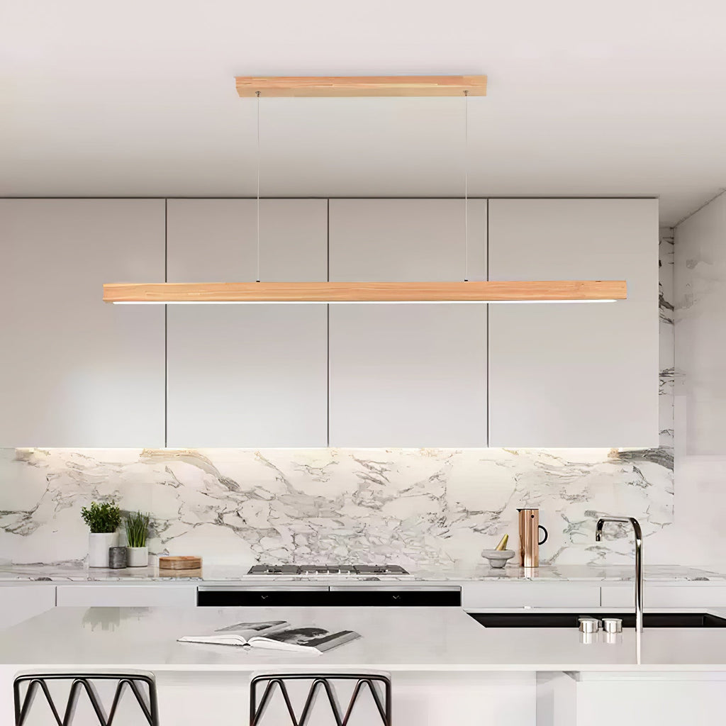 Clarenena Wood Pendant Light-Moonnatur