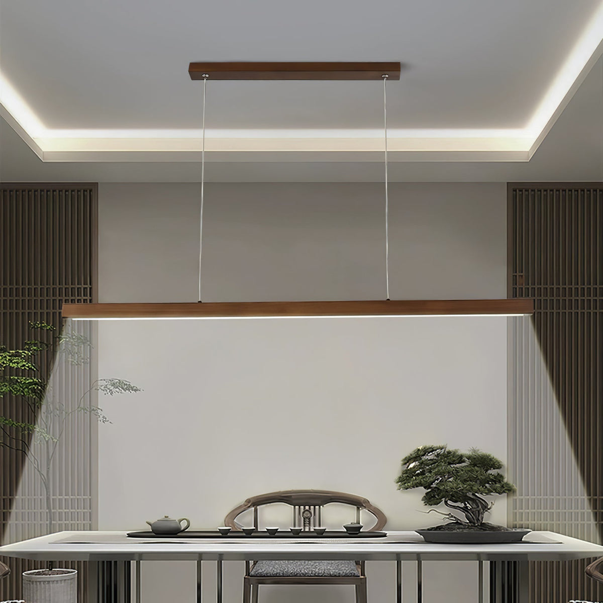 Clarenena Wood Pendant Light-Moonnatur