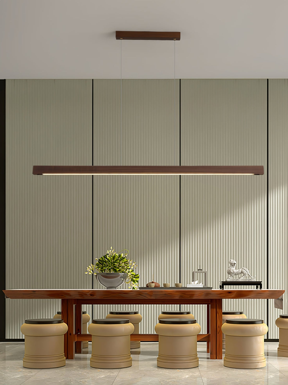 Clarenena Wood Pendant Light-Moonnatur