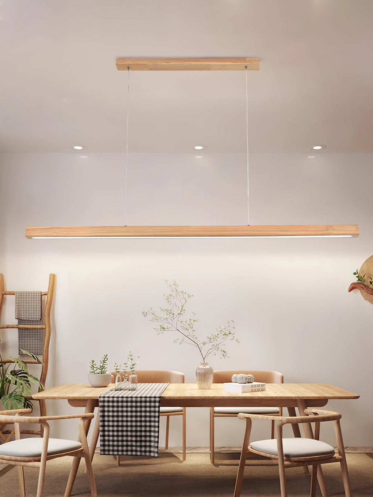 Clarenena Wood Pendant Light-Moonnatur