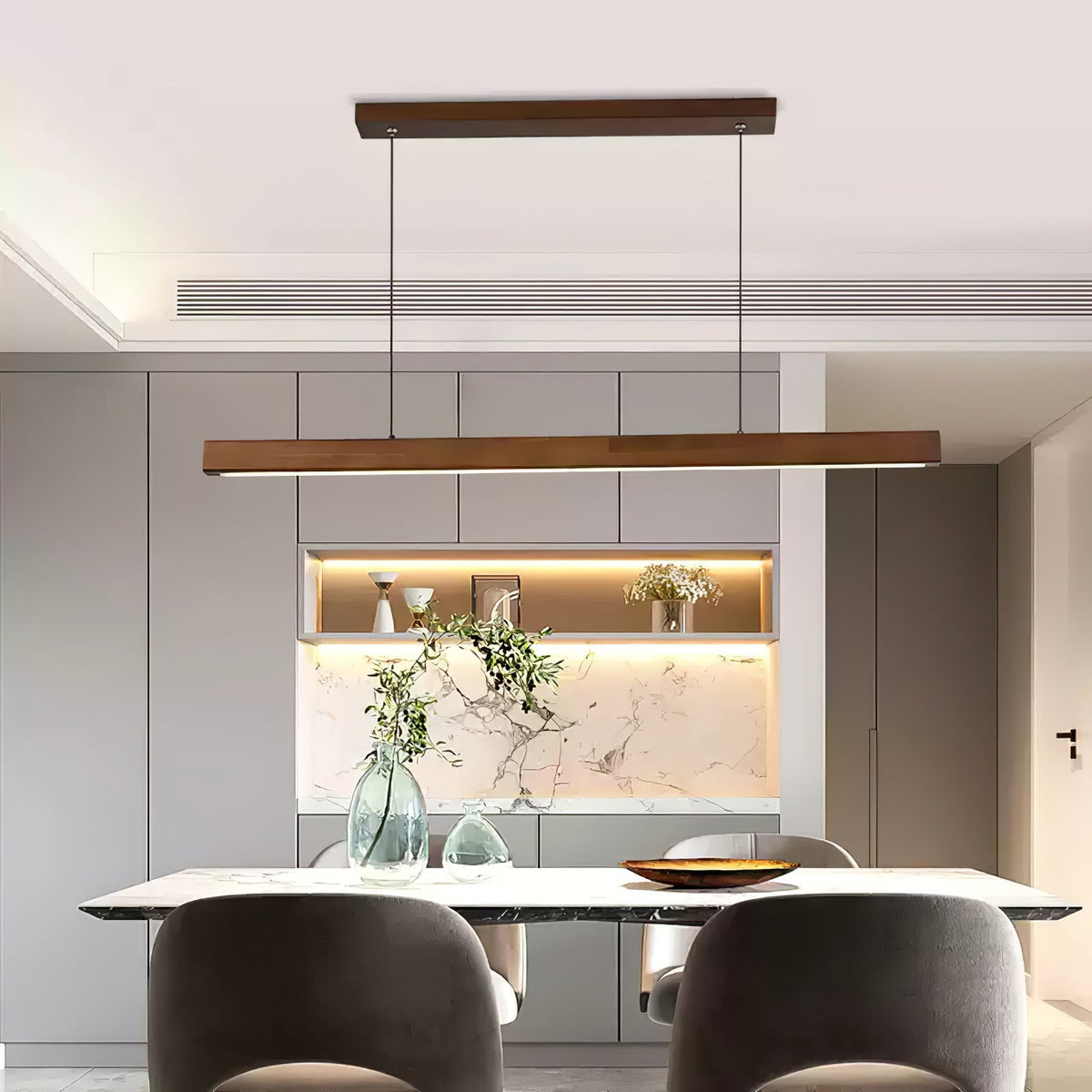 Clarenena Wood Pendant Light-Moonnatur