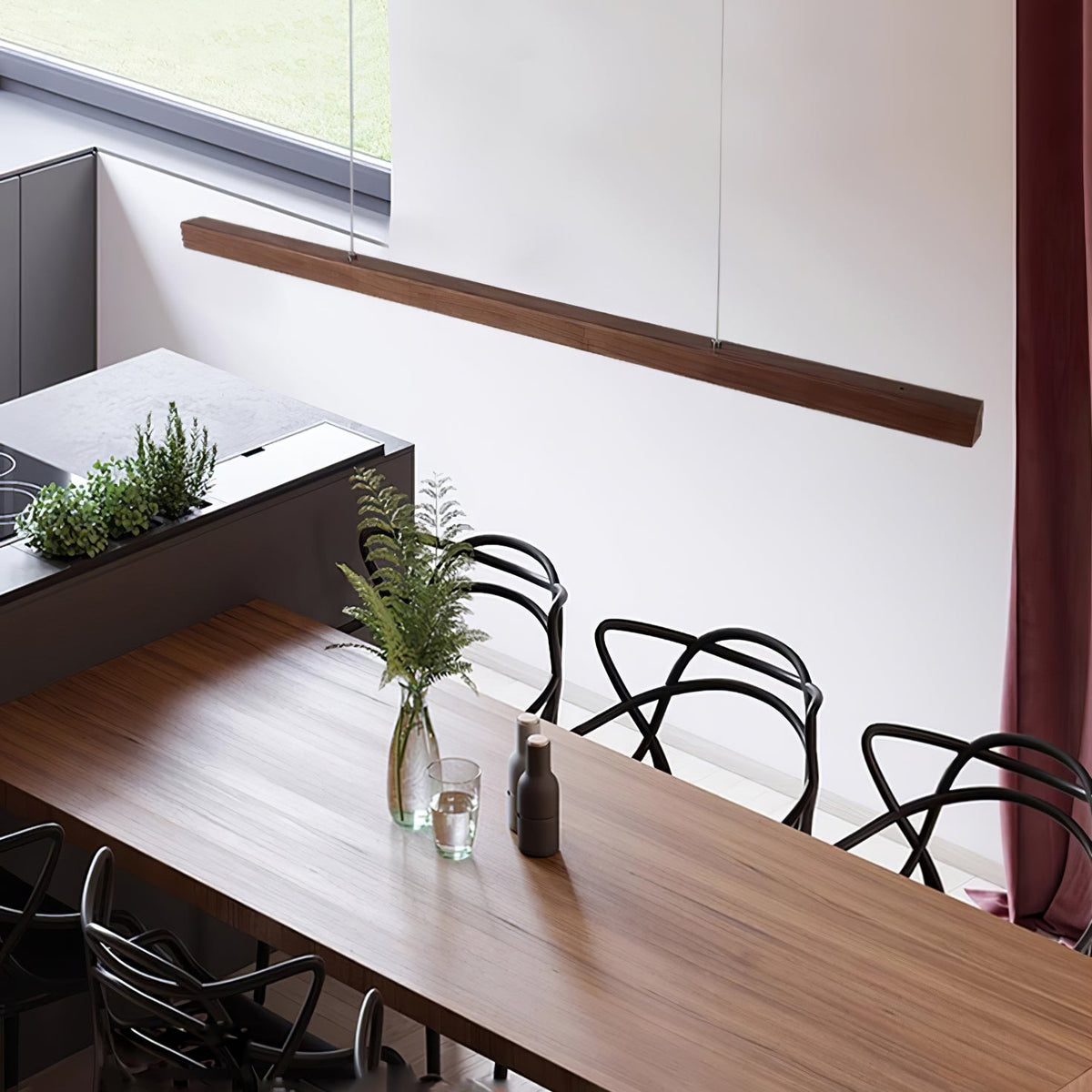 Clarenena Wood Pendant Light-Moonnatur