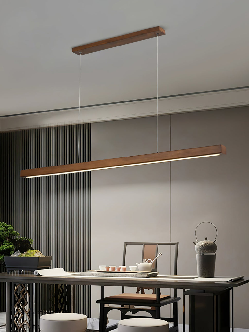 Clarenena Wood Pendant Light-Moonnatur