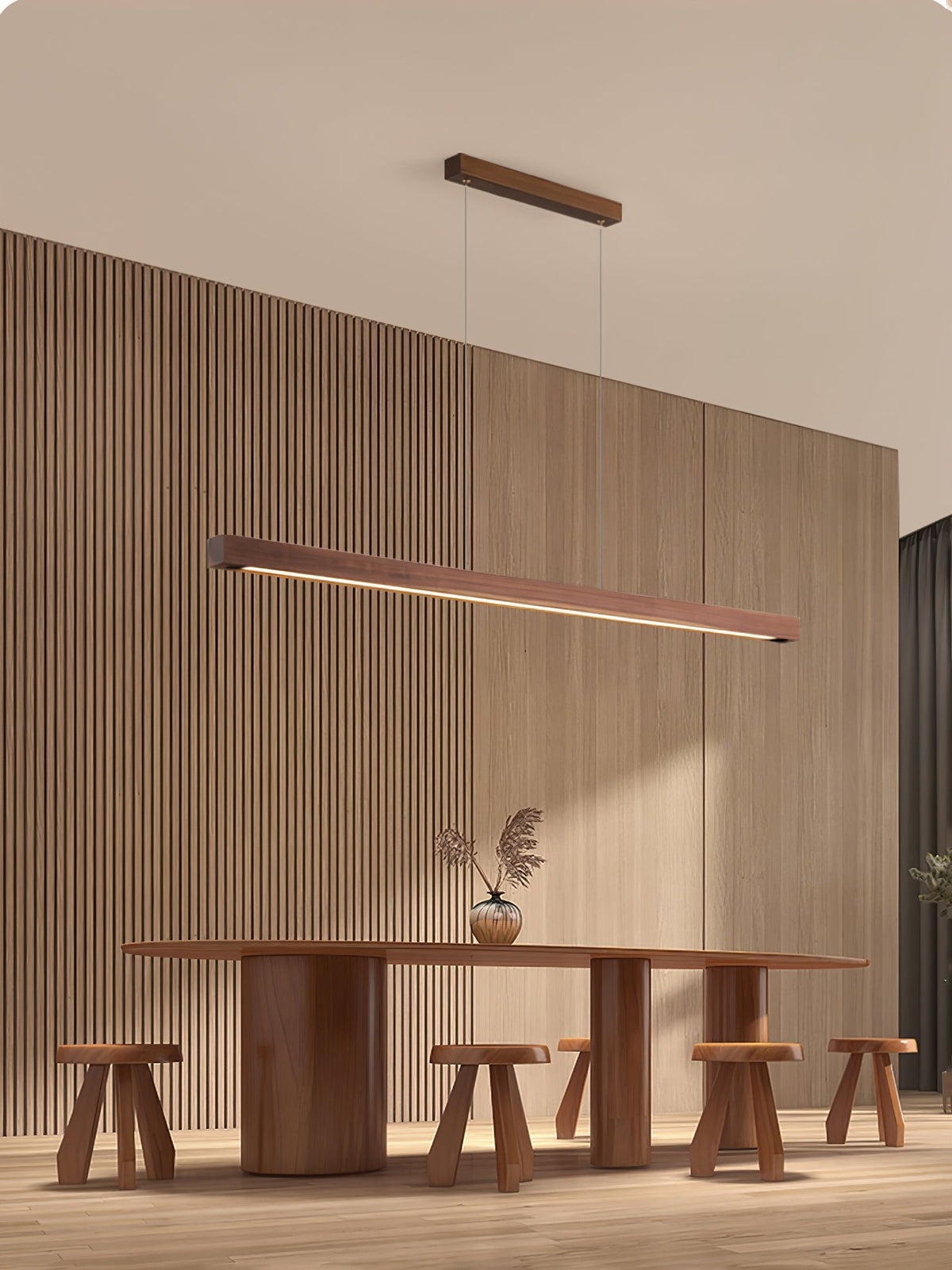 Clarenena Wood Pendant Light-Moonnatur