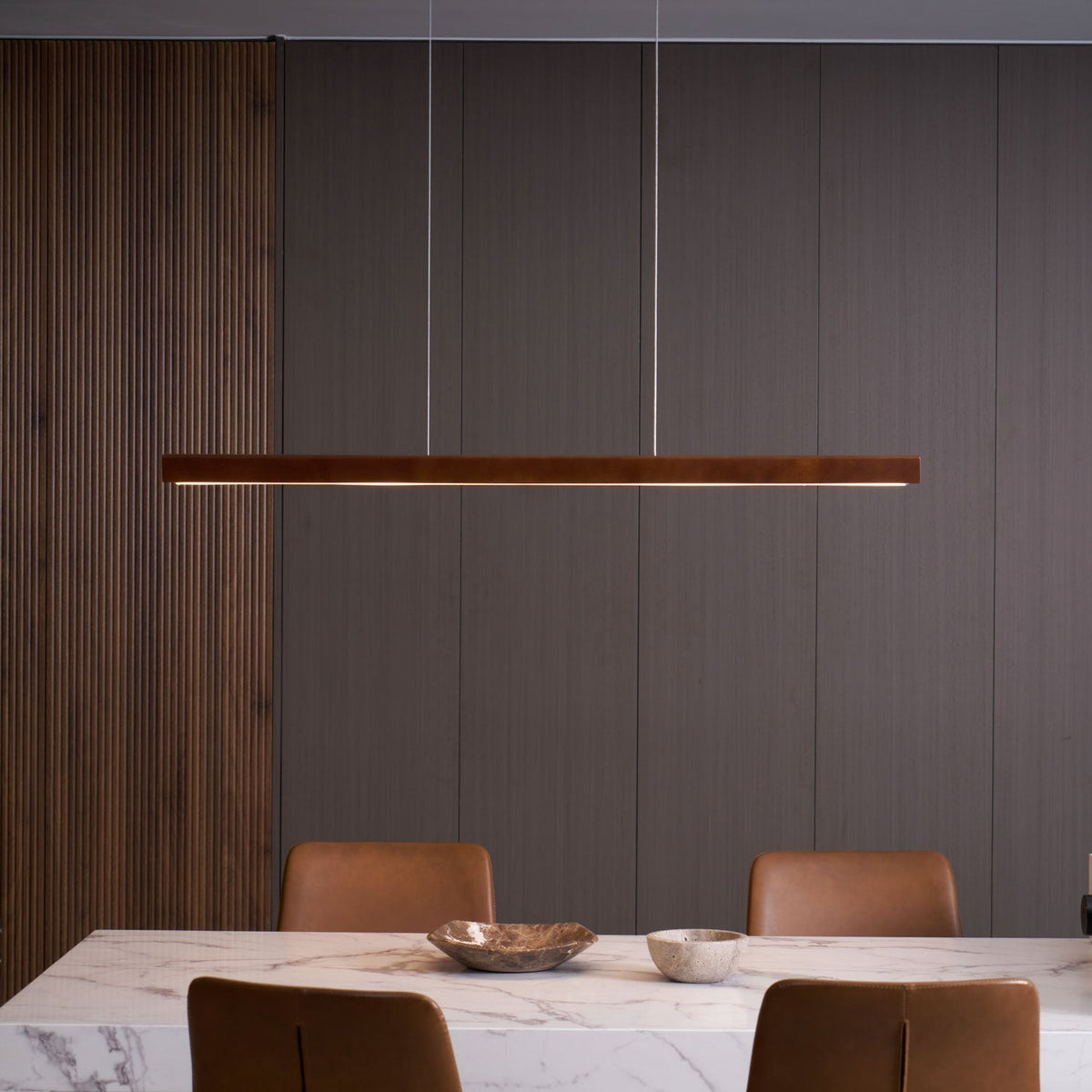 Isavelle Wood Pendant Light-Moonnatur