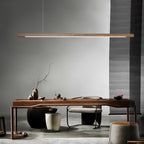 Isavelle Wood Pendant Light-Moonnatur