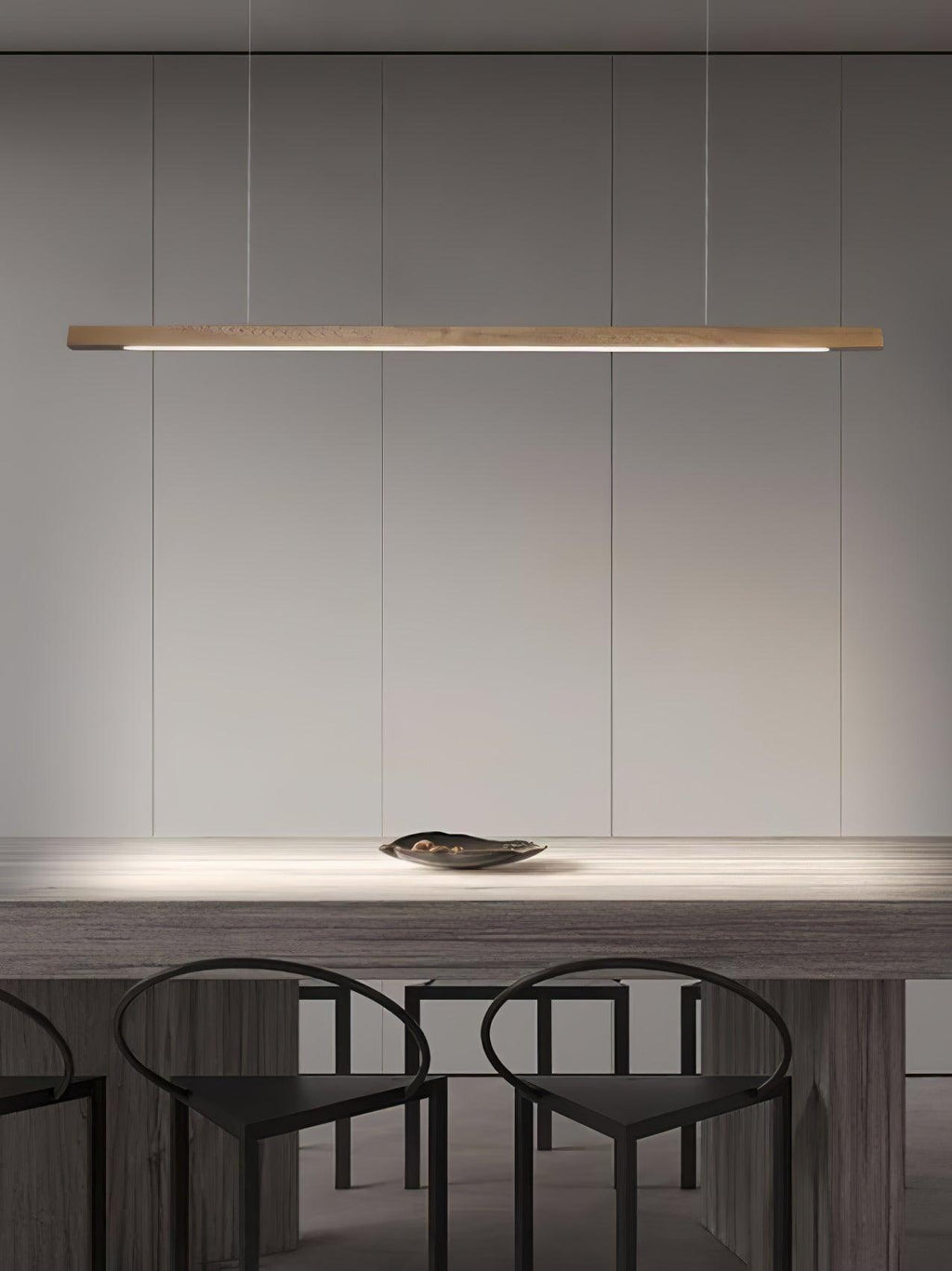 Isavelle Wood Pendant Light-Moonnatur