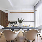 Isavelle Wood Pendant Light-Moonnatur