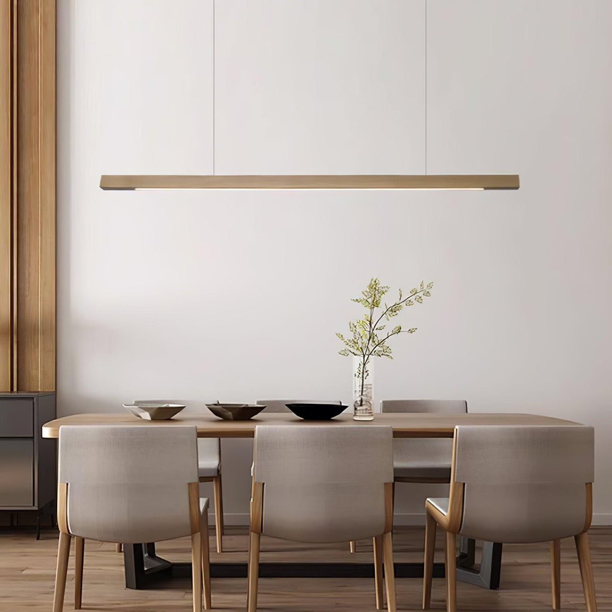 Isavelle Wood Pendant Light-Moonnatur