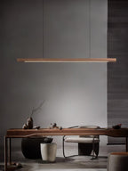 Isavelle Wood Pendant Light-Moonnatur