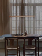 Isavelle Wood Pendant Light-Moonnatur