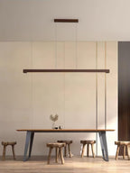 Isavelle Wood Pendant Light-Moonnatur
