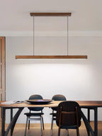 Isavelle Wood Pendant Light-Moonnatur