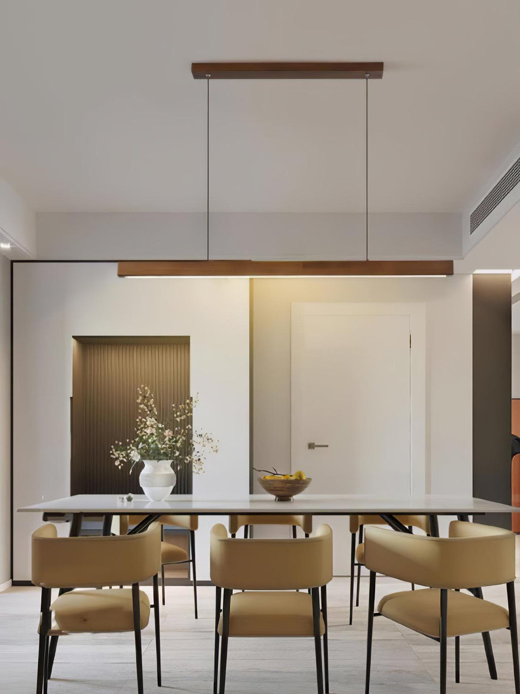 Isavelle Wood Pendant Light-Moonnatur